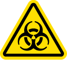 Biohazard warning symbol