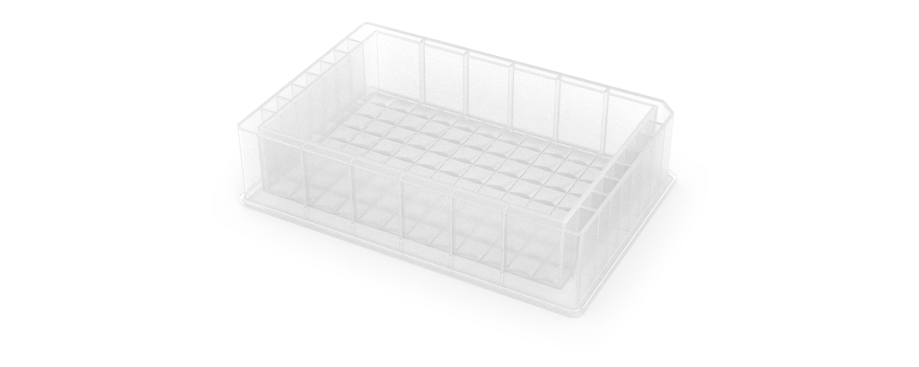 Single-well reservoir labware.