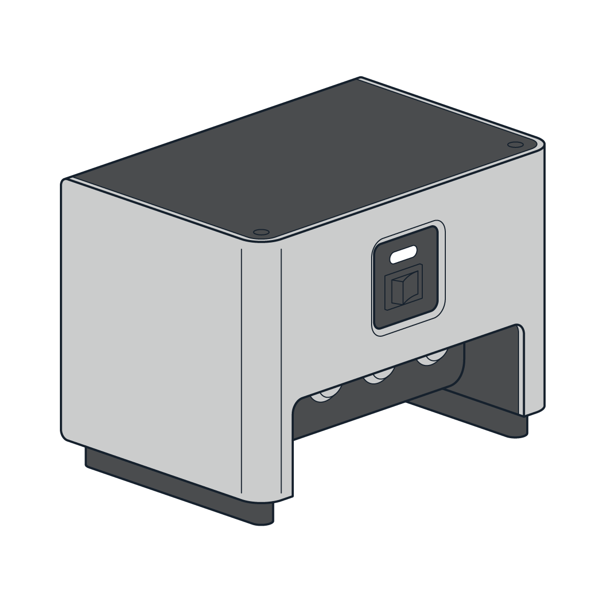 Stacker power and data hub