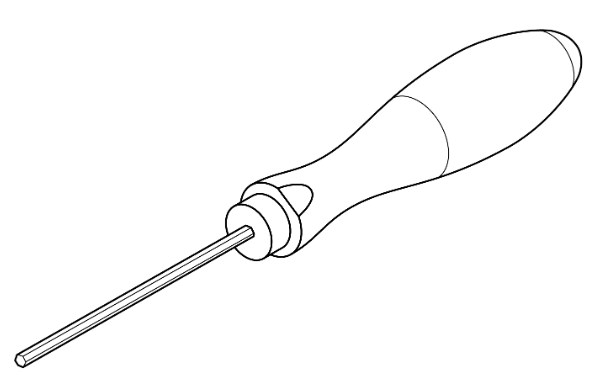 2.5 mm hex screwdriver