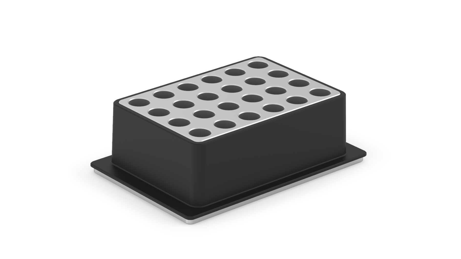 24-well aluminum thermal block for Temperature Module