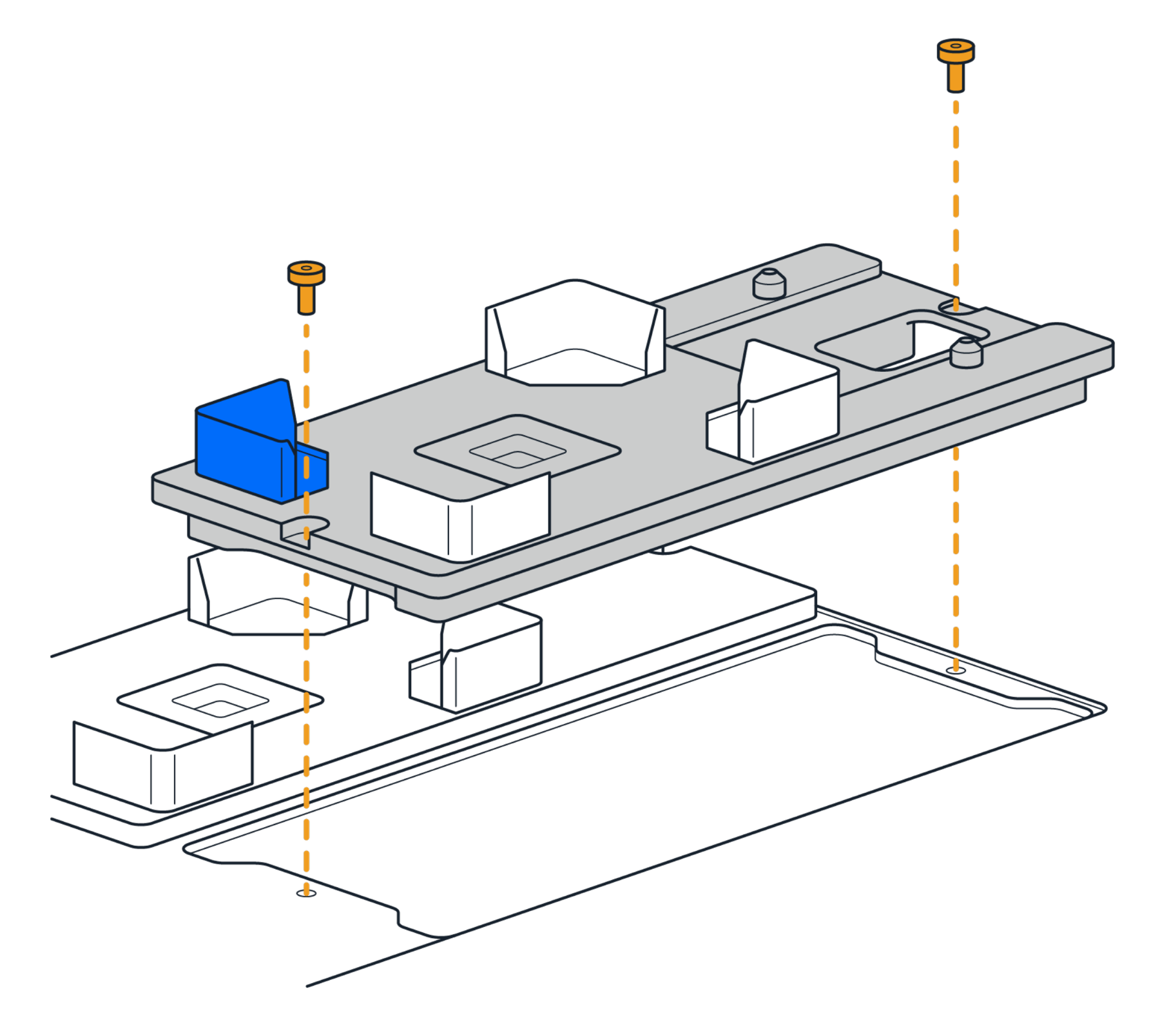 Stacker deck plate image