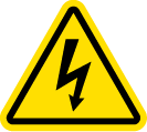 Electrical warning symbol