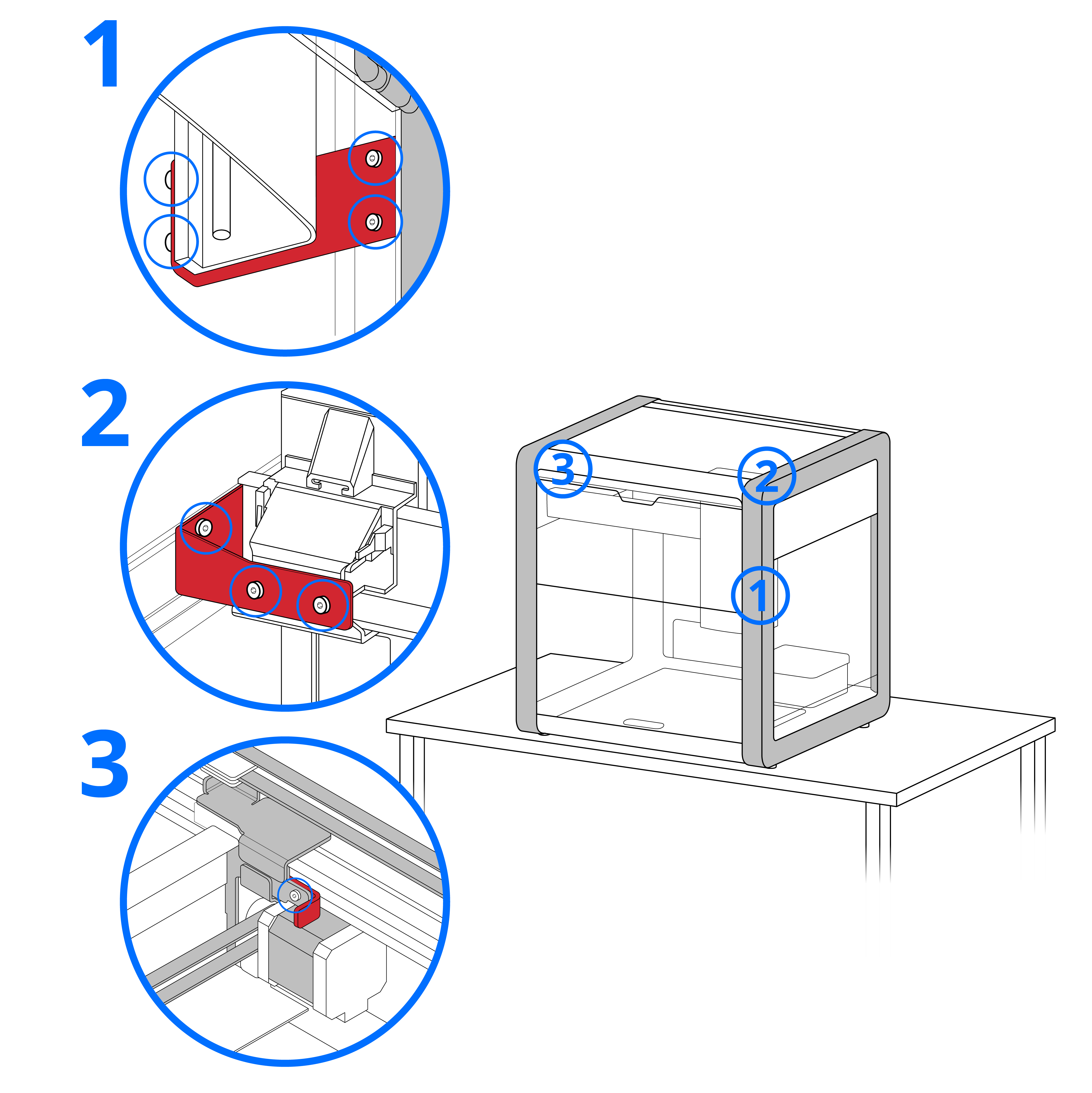 removing transport brackets