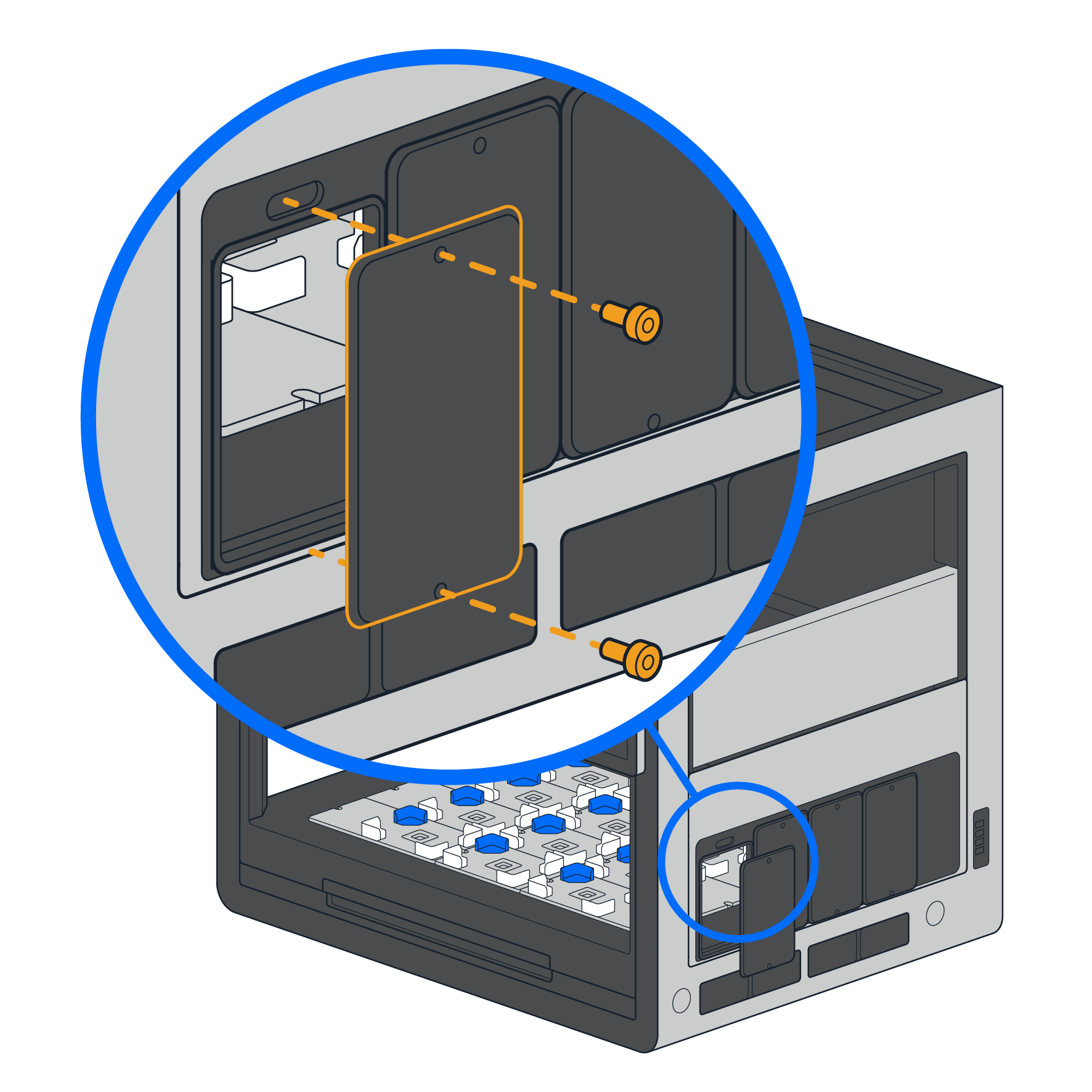Removing the small access panel