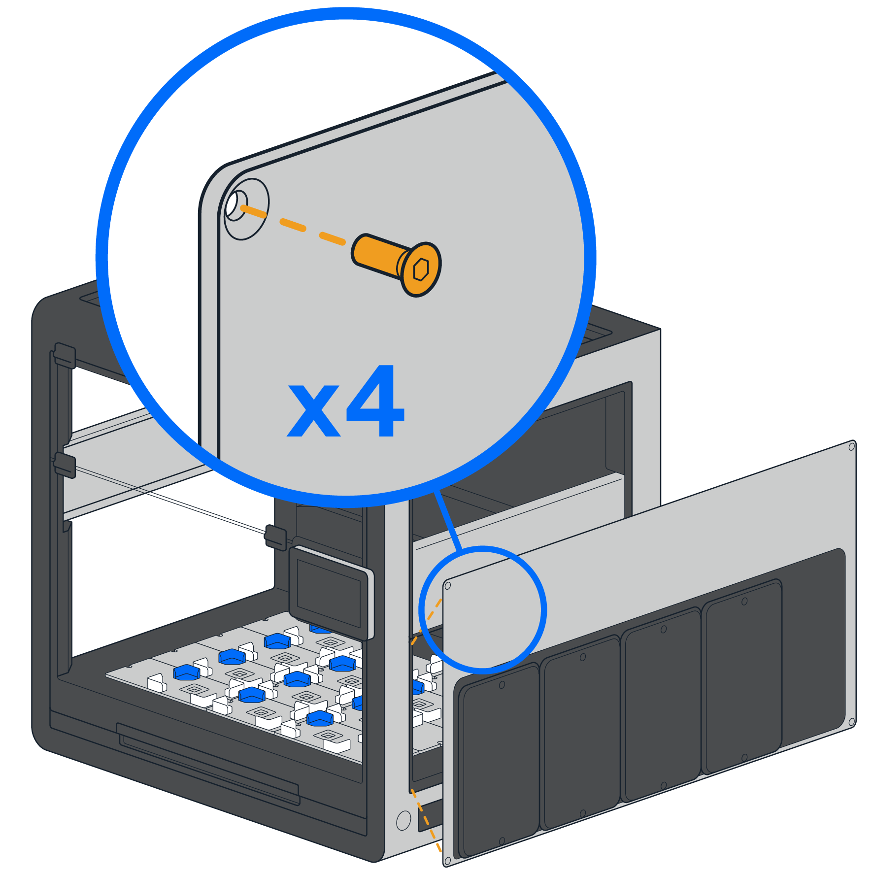Attaching a replacement window panel