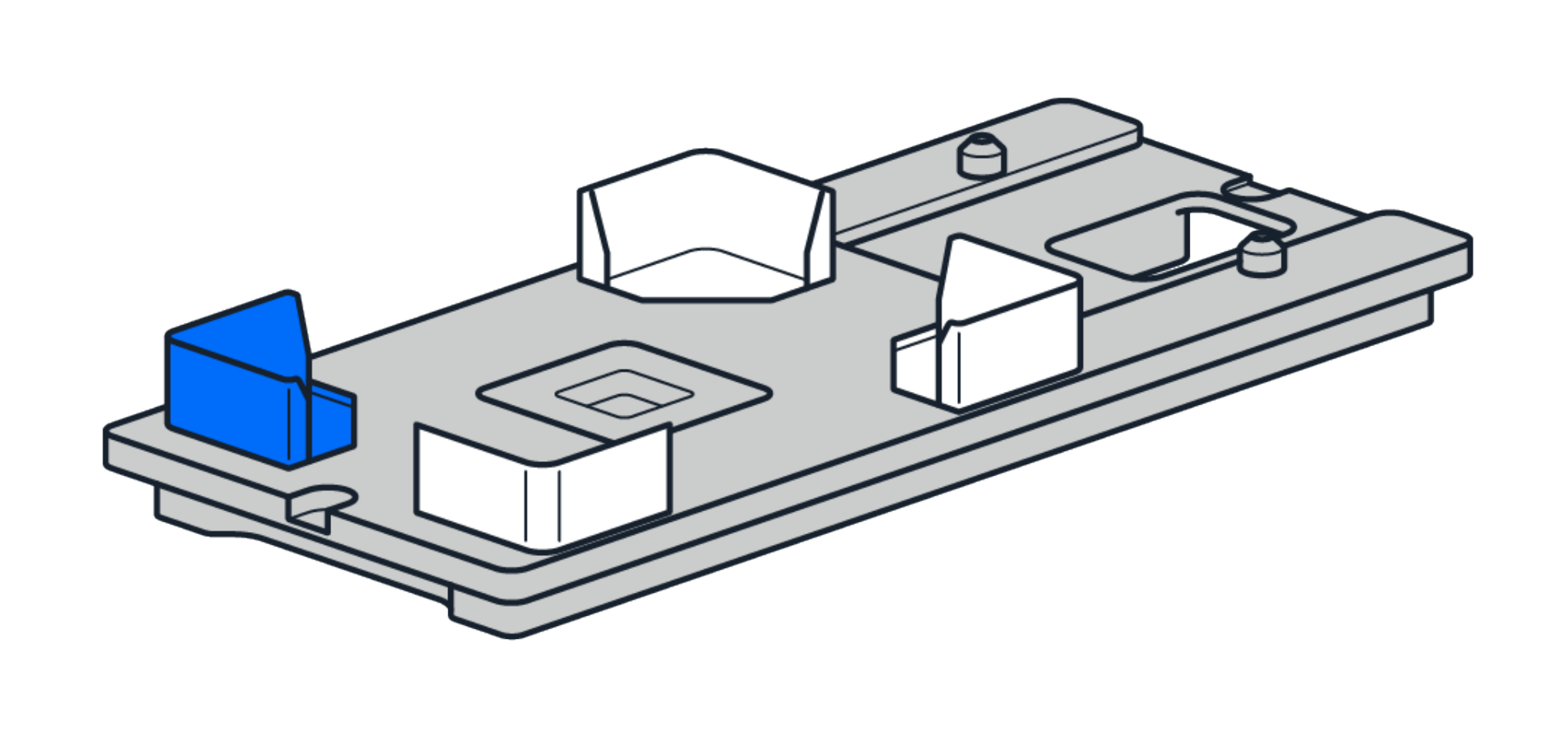 Stacker deck plate adapter