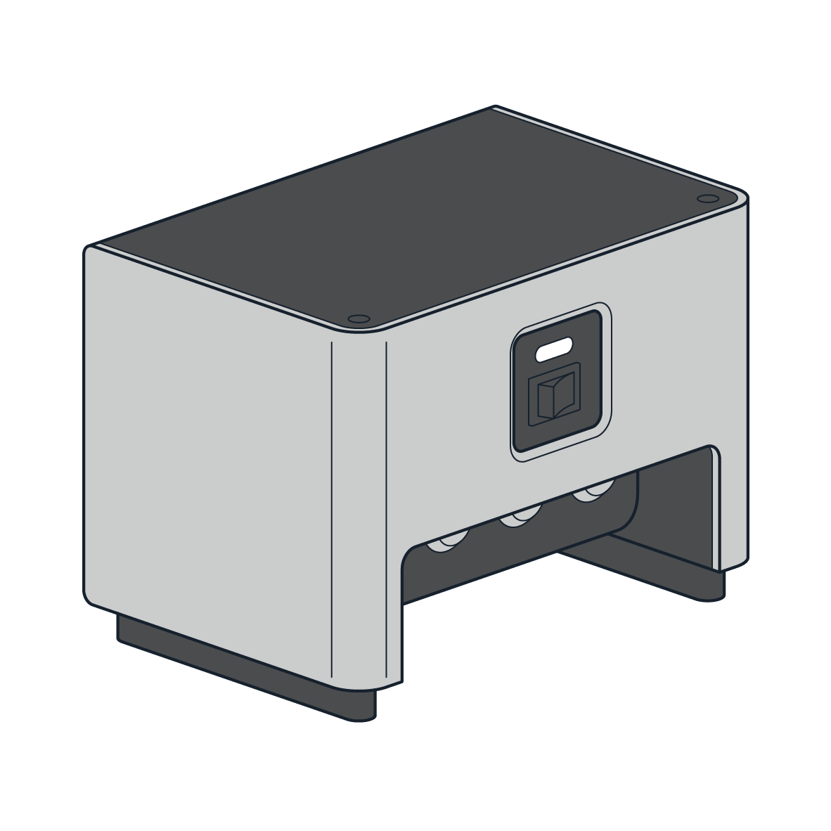 Stacker power and data hub