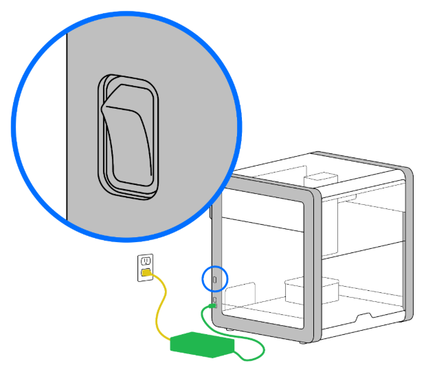 external power supply connection