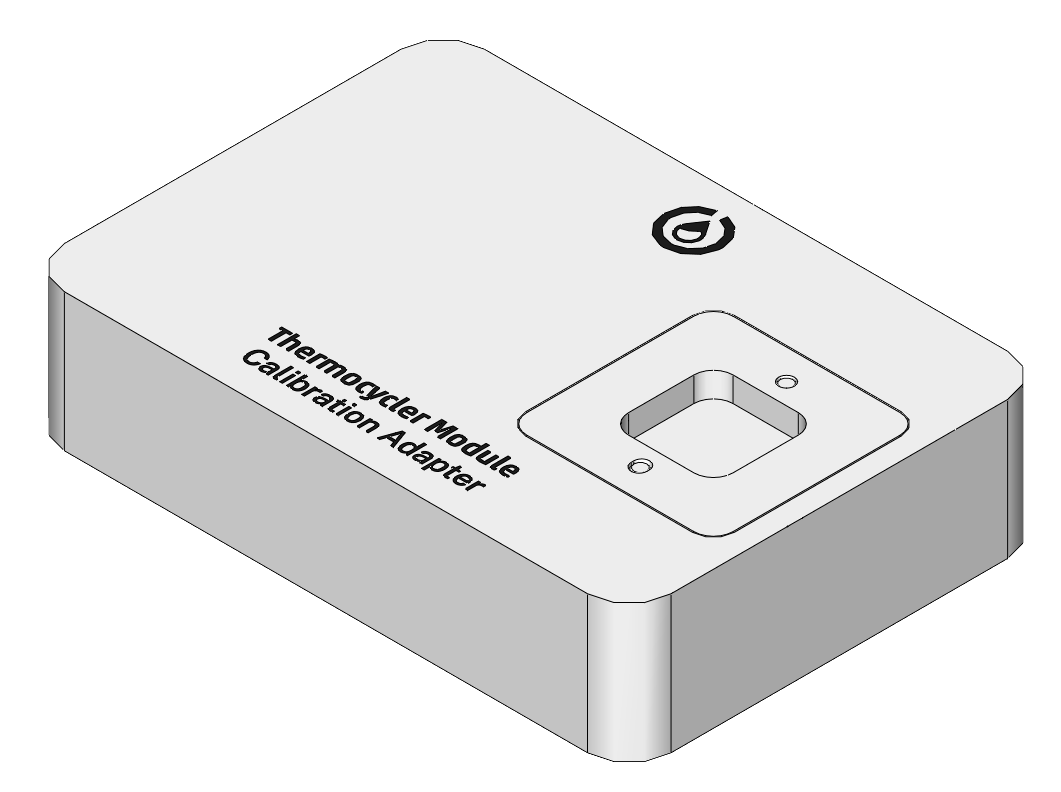 Calibration adapter for the Thermocycler Module.