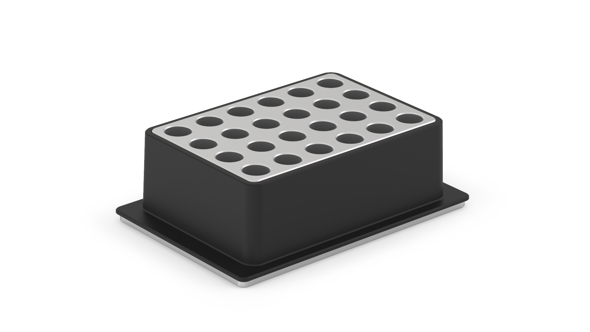 24-well aluminum thermal block for Temperature Module