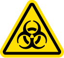 Biohazard warning symbol