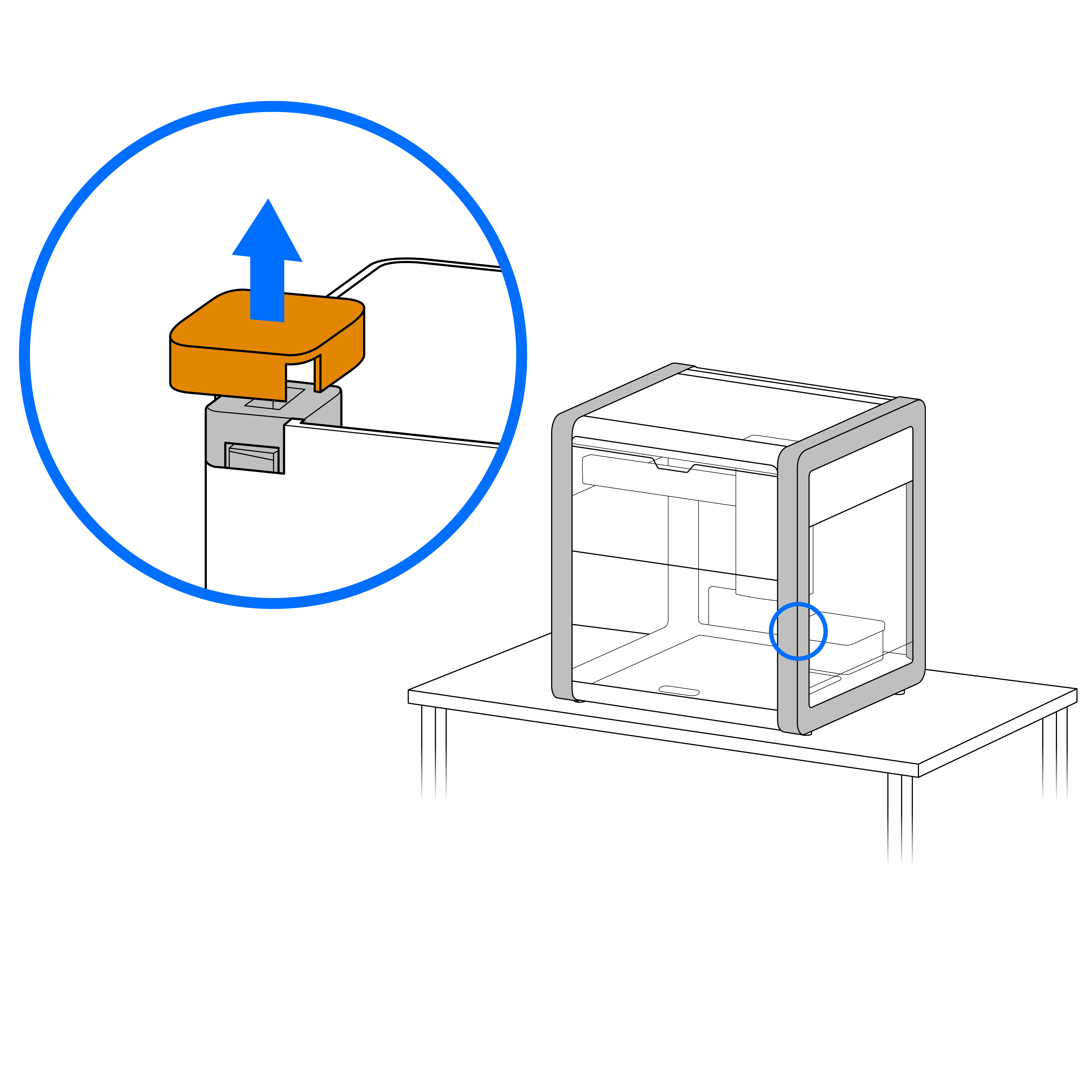 remove calibration switch cover