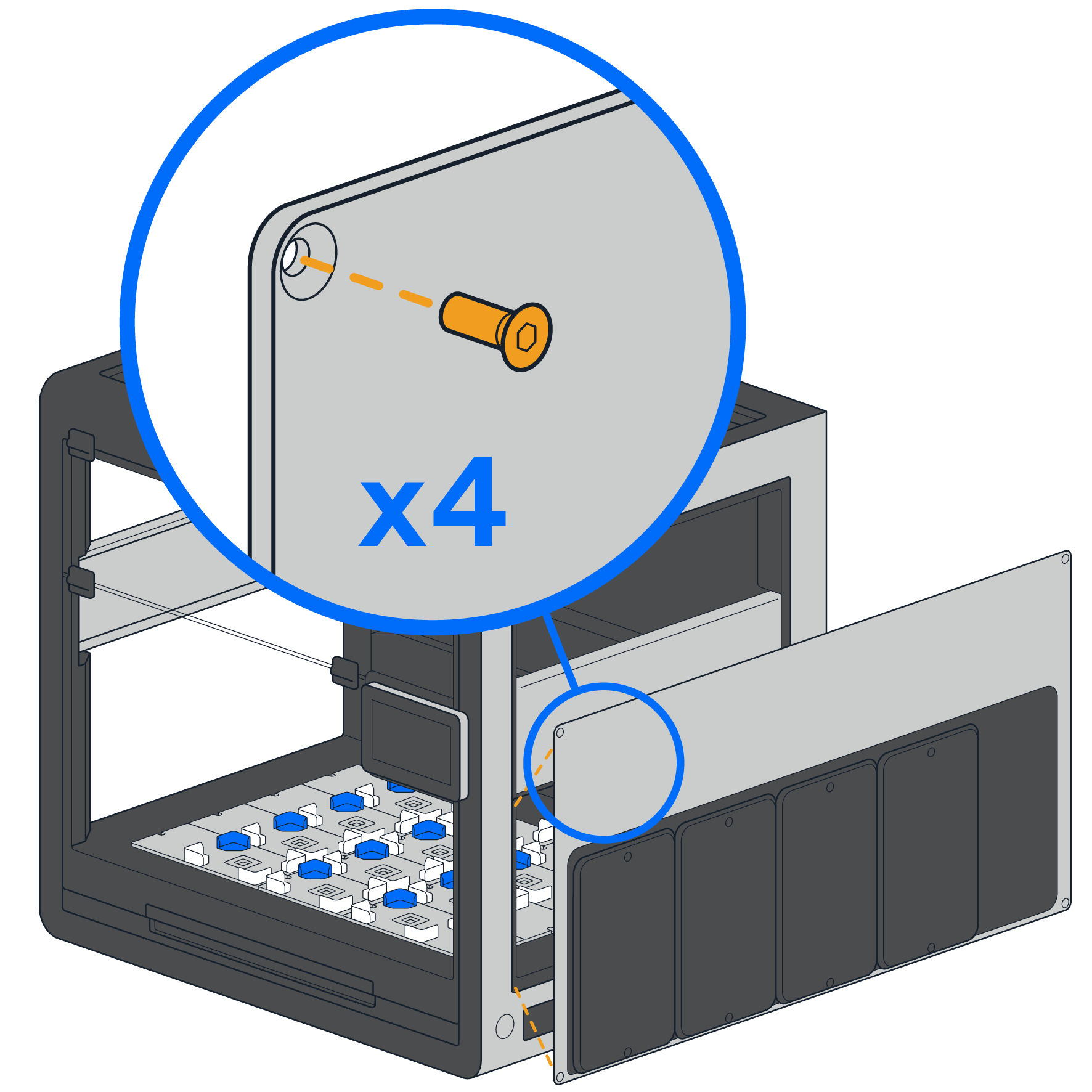 Attaching a replacement window panel