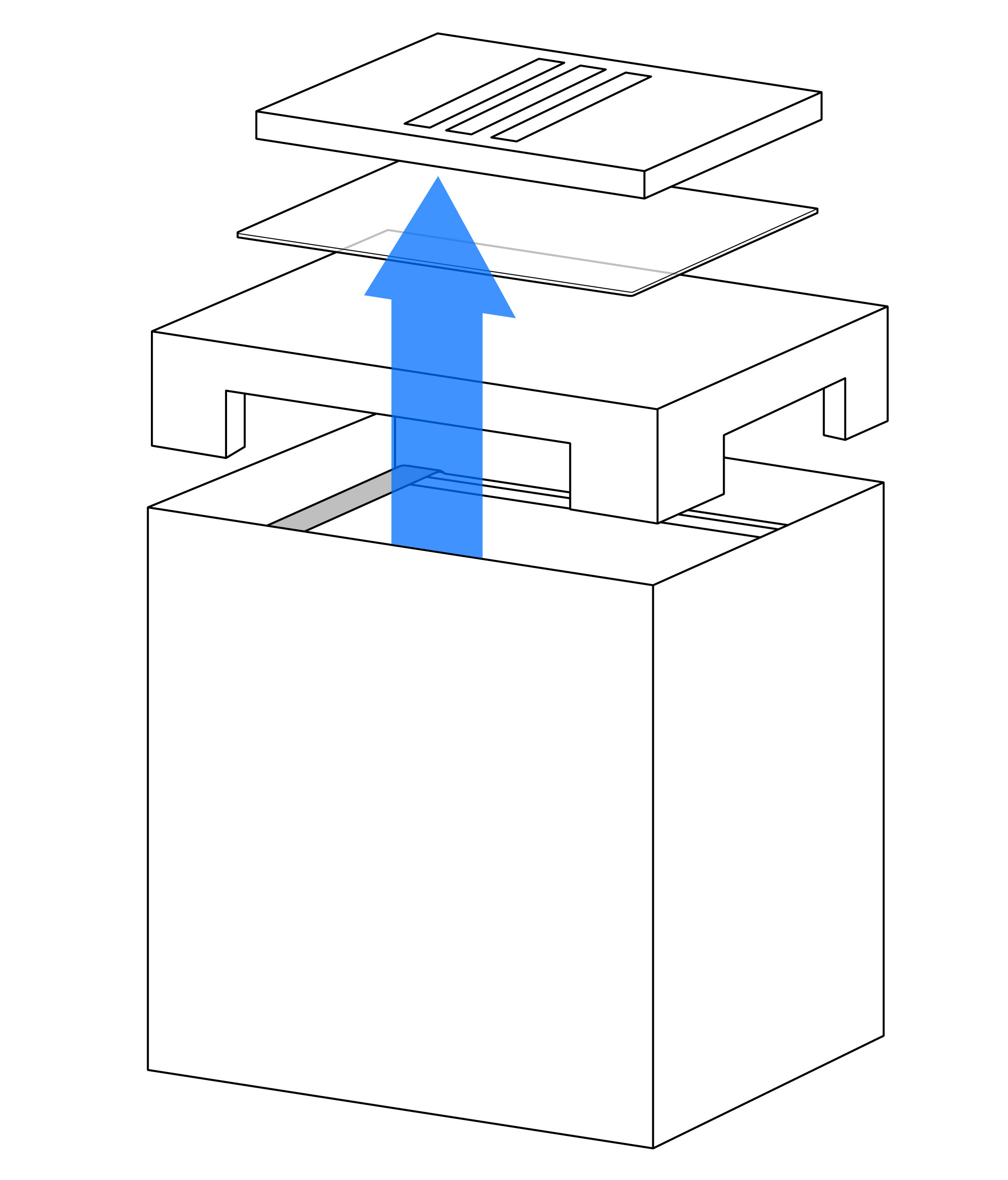 image shows padding removal