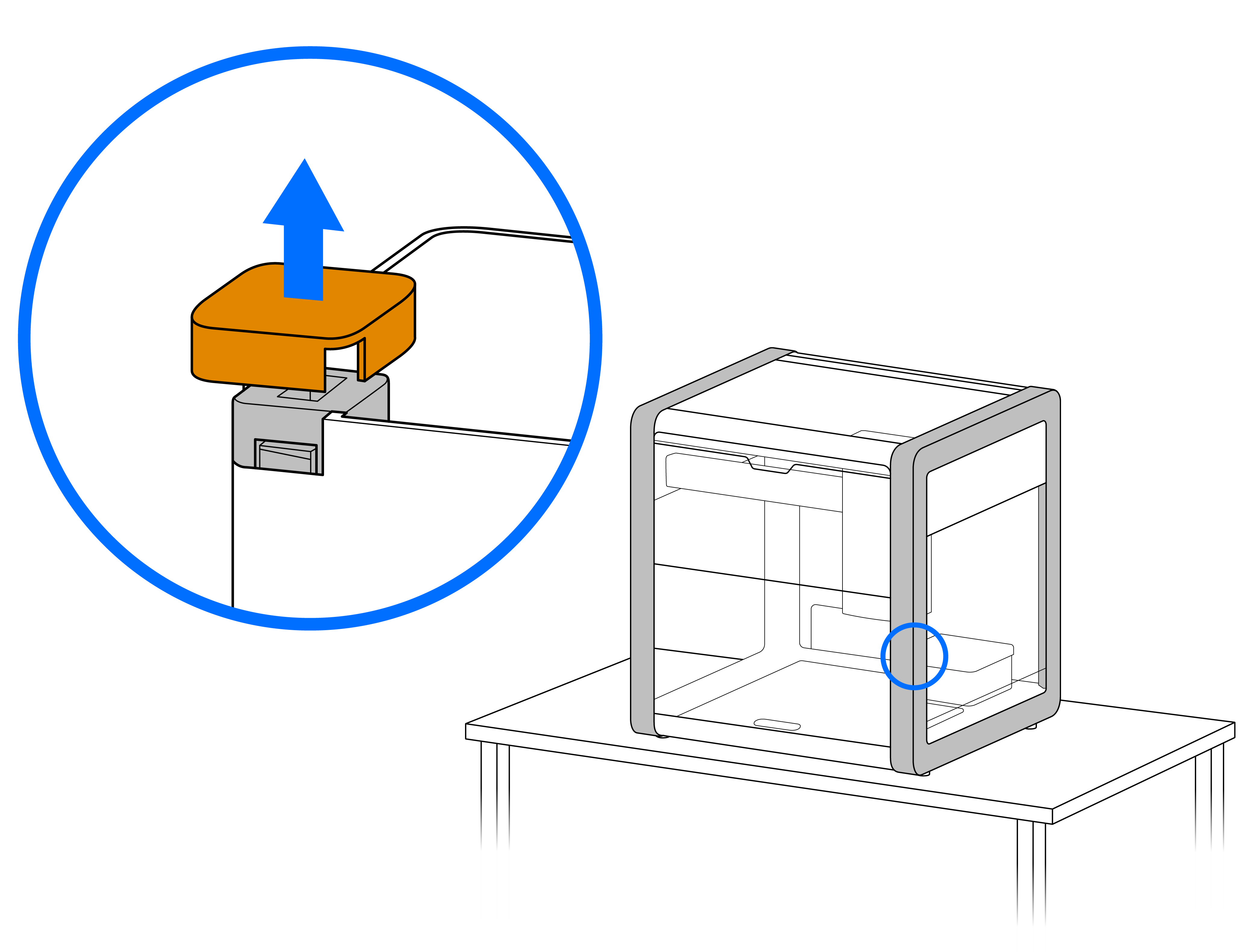 remove calibration switch cover