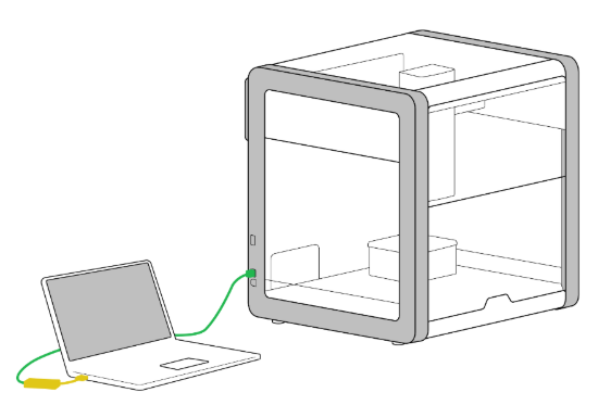 laptop USB-Ethernet connection