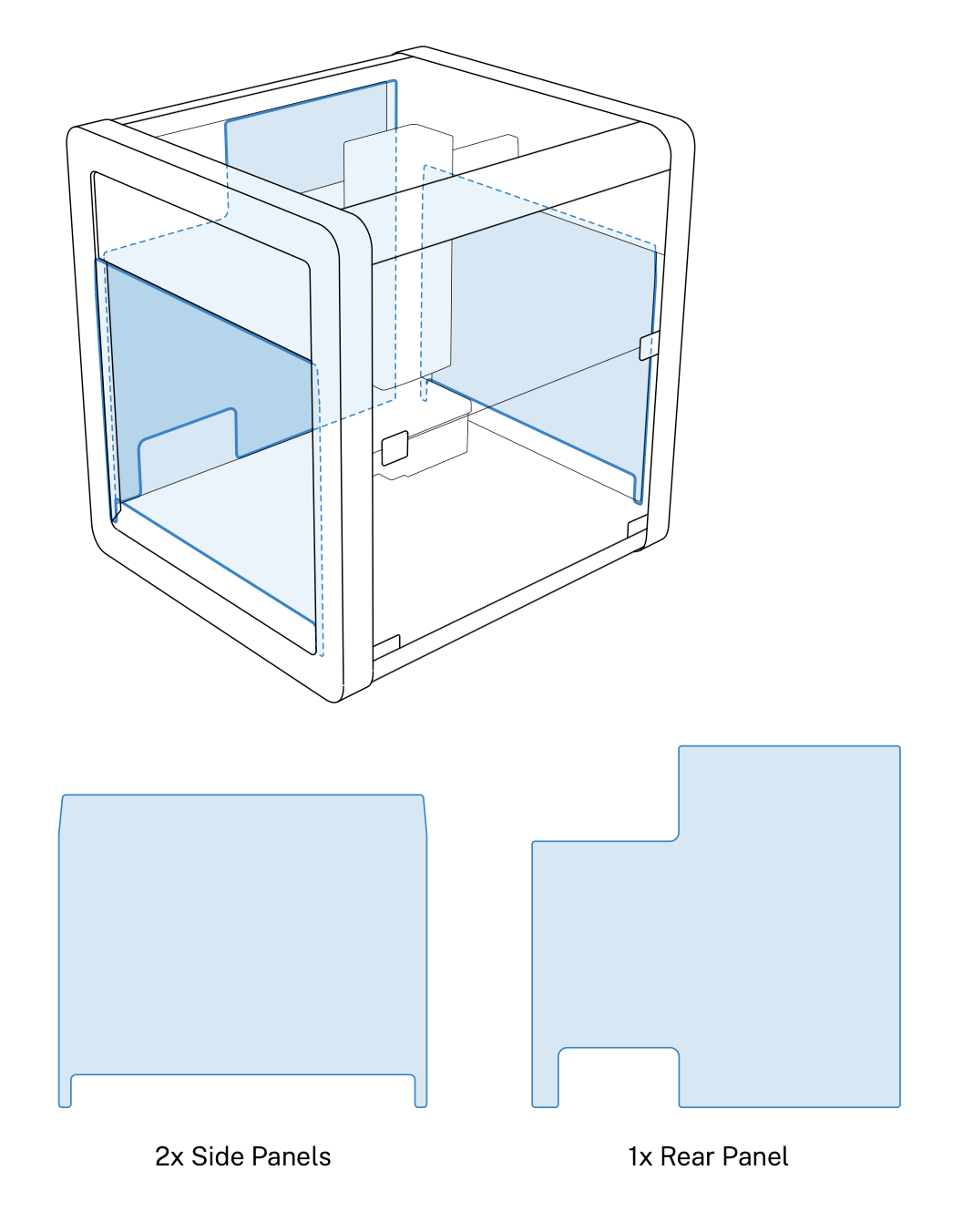 OT-2 replacement window panels