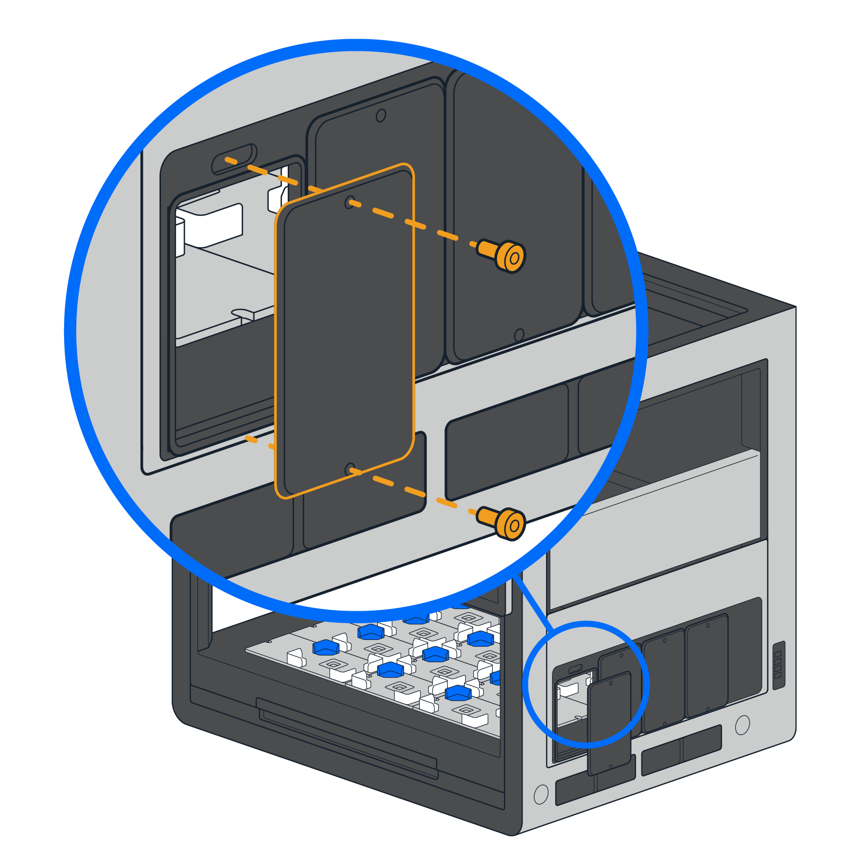 Removing the small access panel
