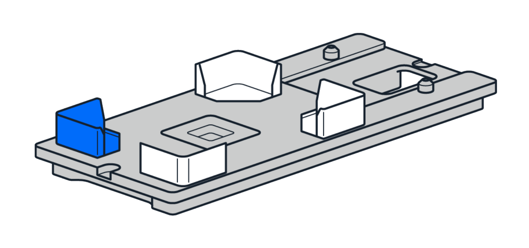Stacker deck plate adapter